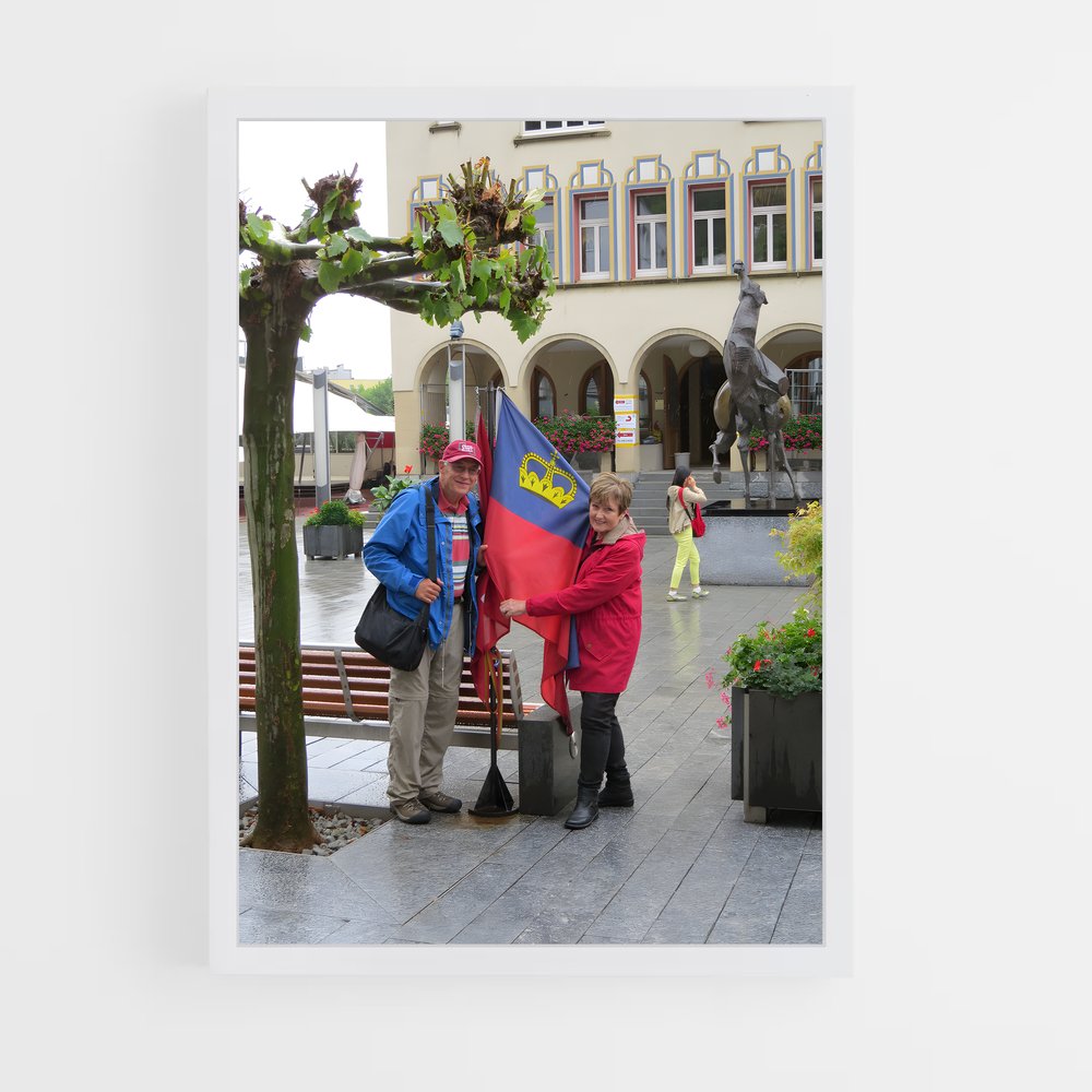ap-liechtenstein flag-2 cadre Blanc
