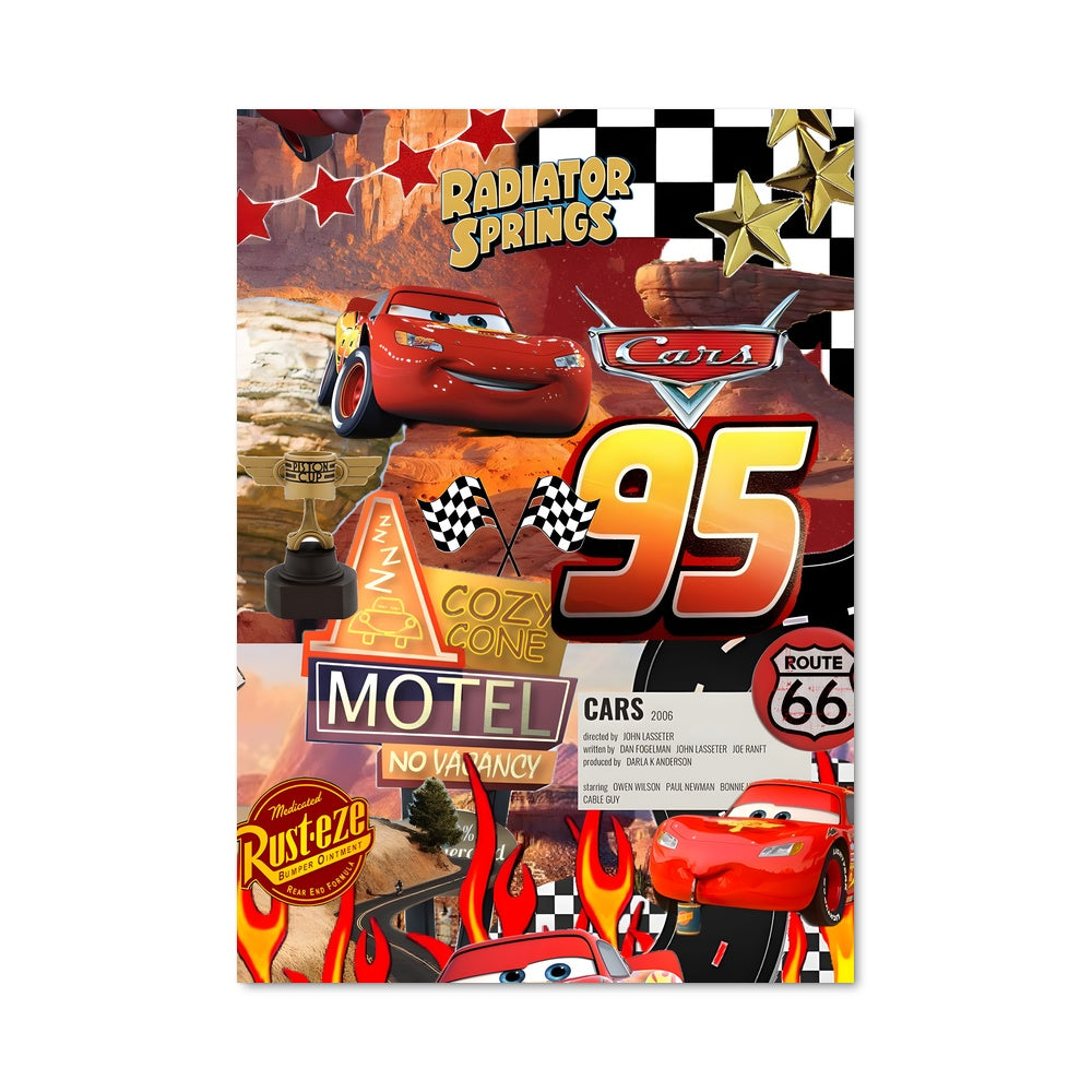 Poster Lightning mcqueen cars 81373