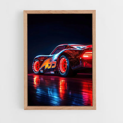 ap-lightning mcqueen-1 cadre Bois clair