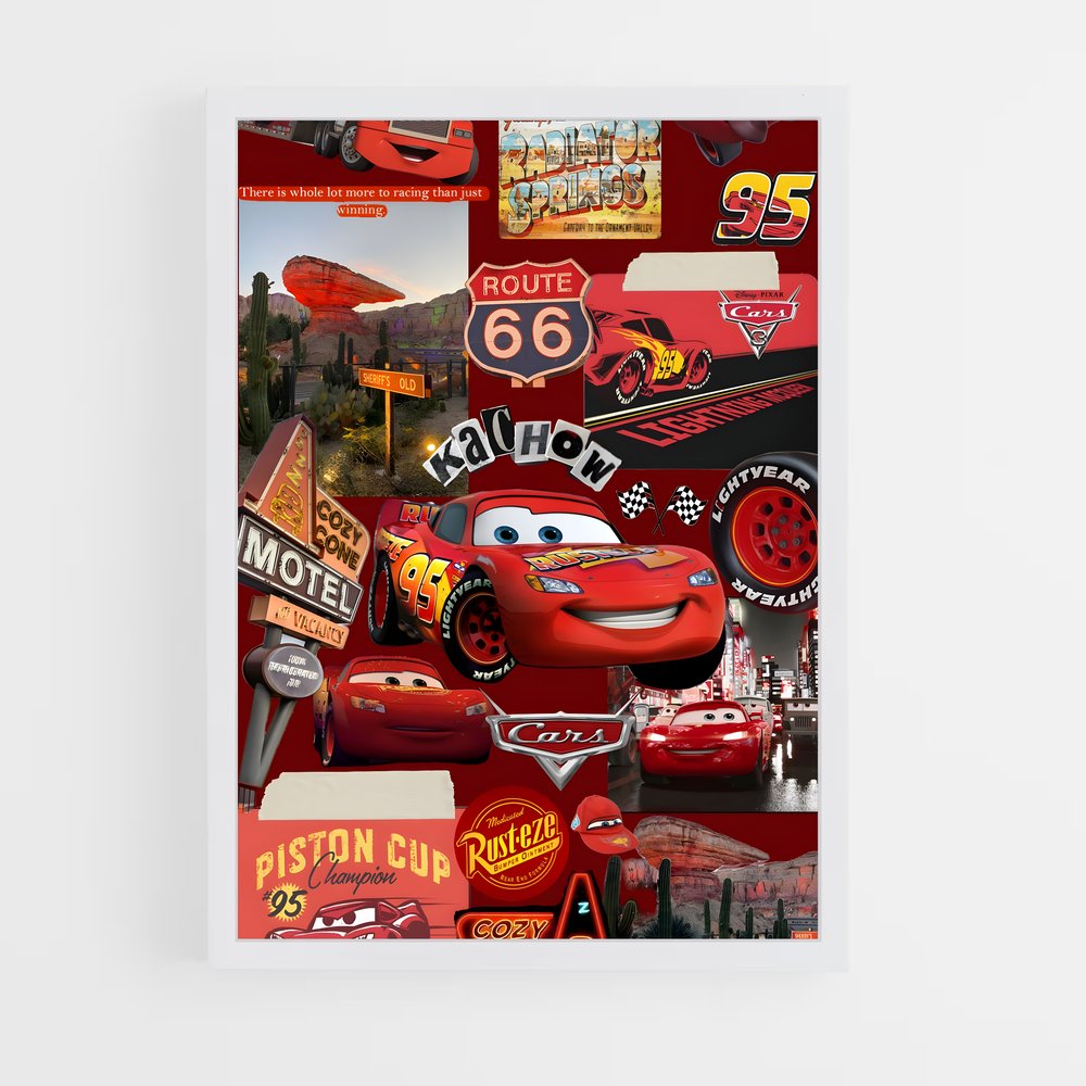 ap-lightning mcqueen-3 cadre Blanc