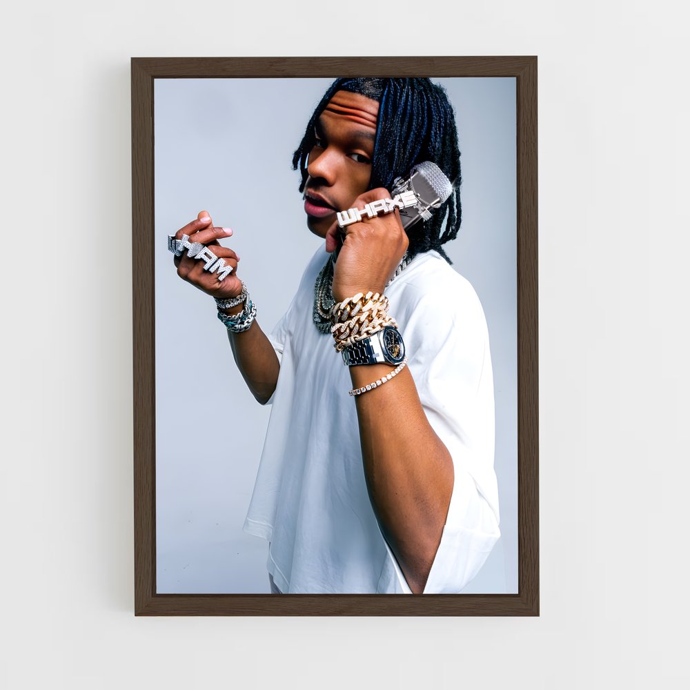 ap-lil baby-2 cadre Bois foncé