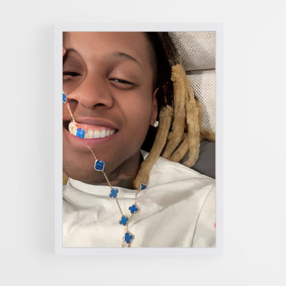 ap-lil durk-1 cadre Blanc