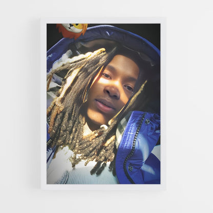 ap-lil durk-10 cadre Blanc