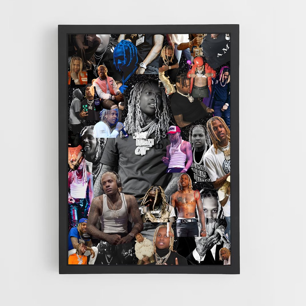 ap-lil durk-2 cadre Noir