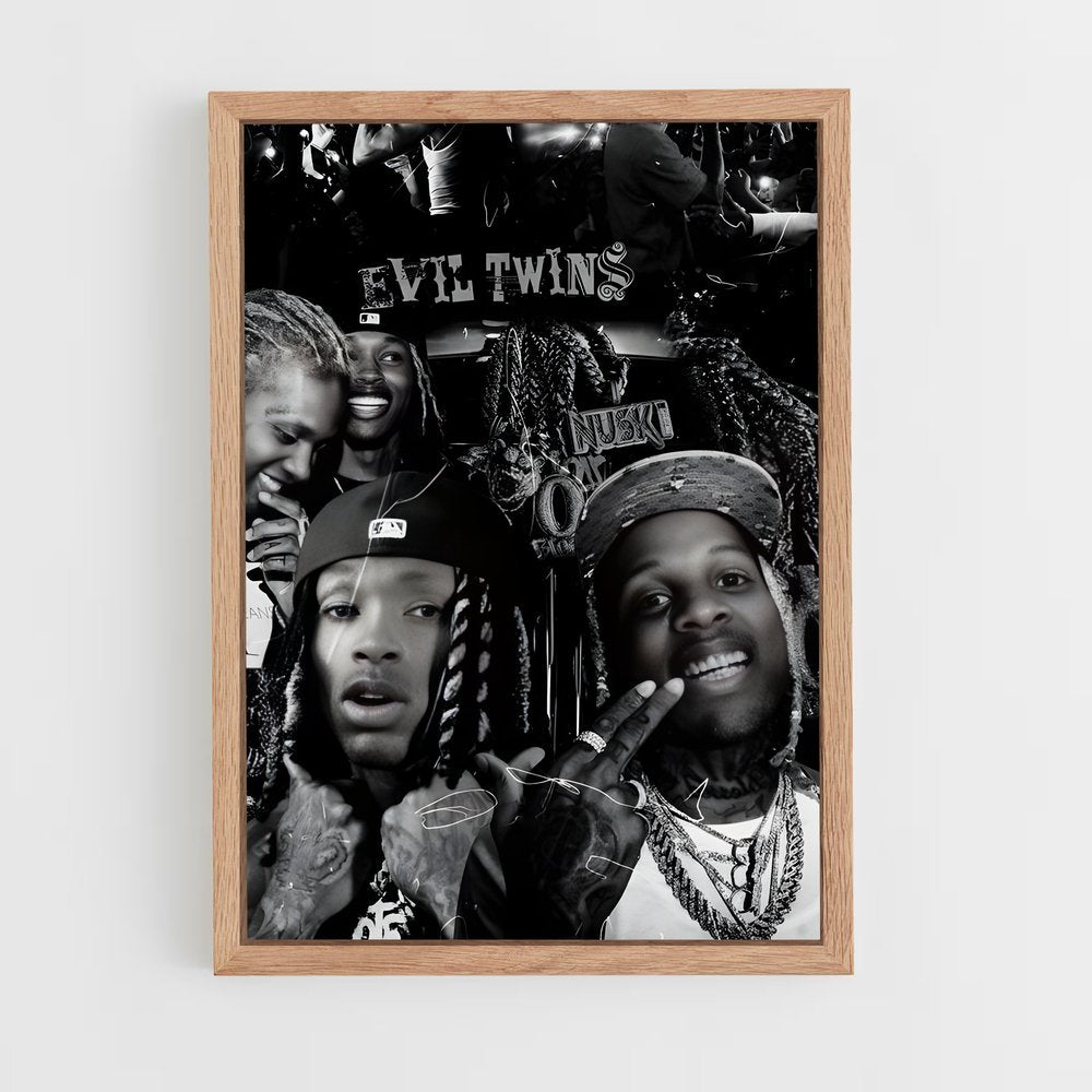ap-lil durk-3 cadre Bois clair
