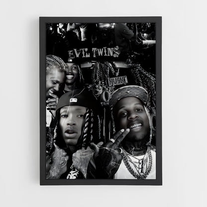 ap-lil durk-3 cadre Noir