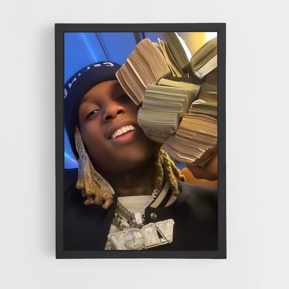 ap-lil durk-8 cadre Noir