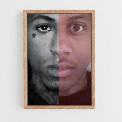 ap-lil durk-9 cadre Bois clair