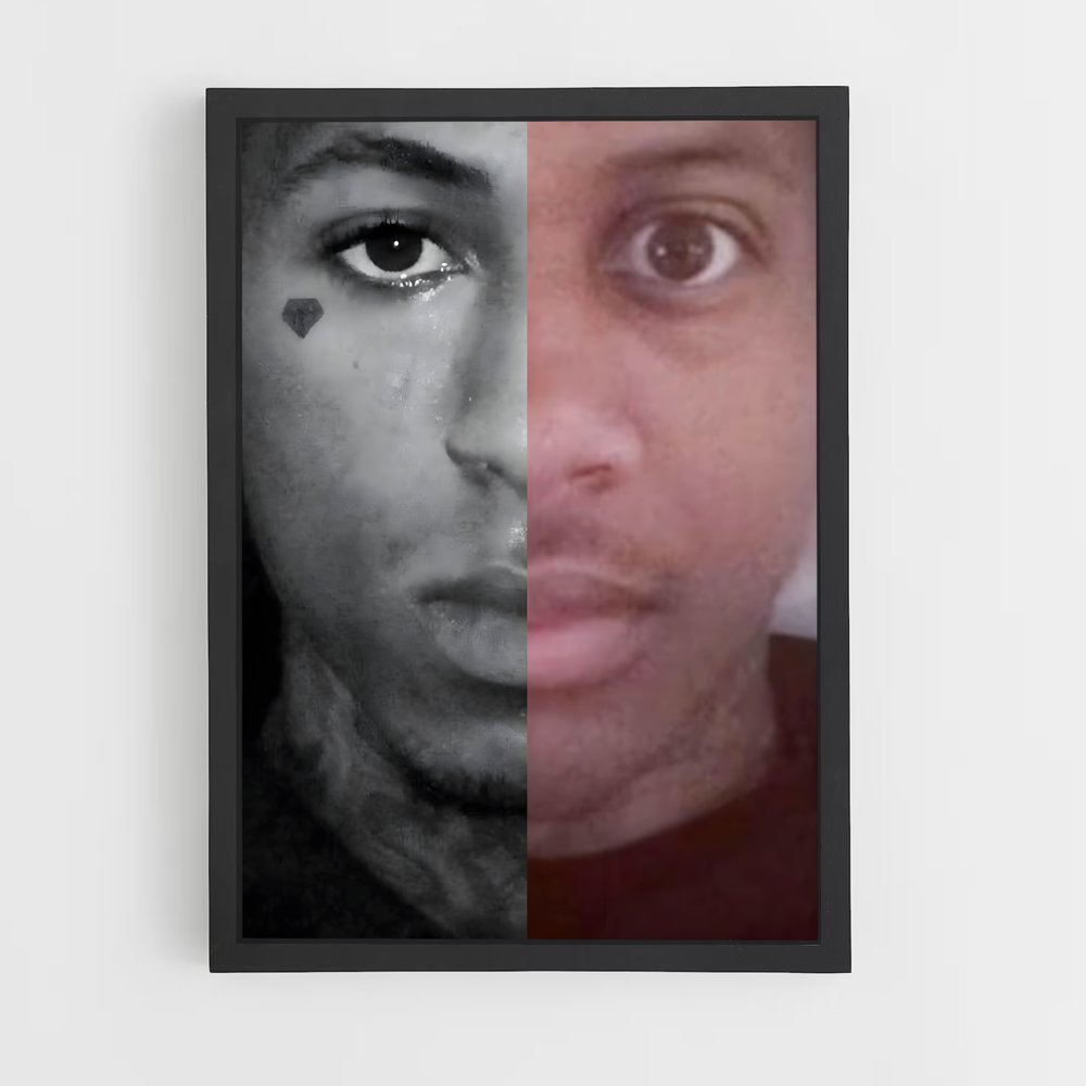 ap-lil durk-9 cadre Noir