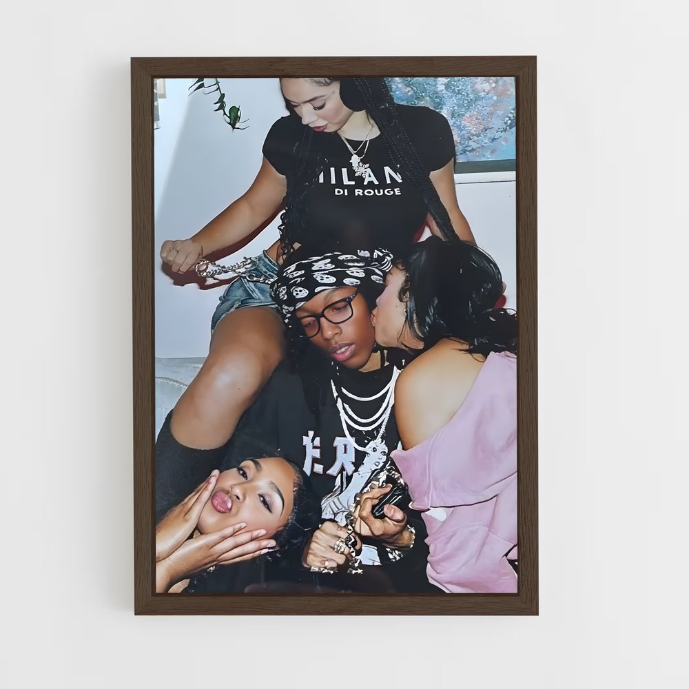 ap-lil tecca-1 cadre Bois foncé