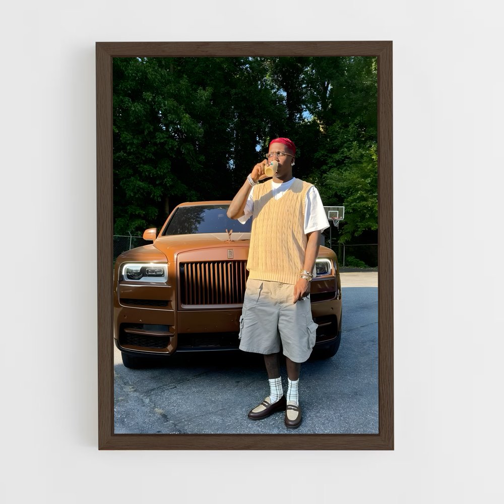ap-lil yachty-3 cadre Bois foncé