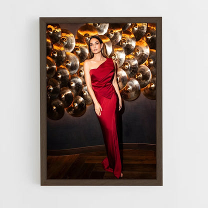 ap-lily aldridge-4 cadre Bois foncé