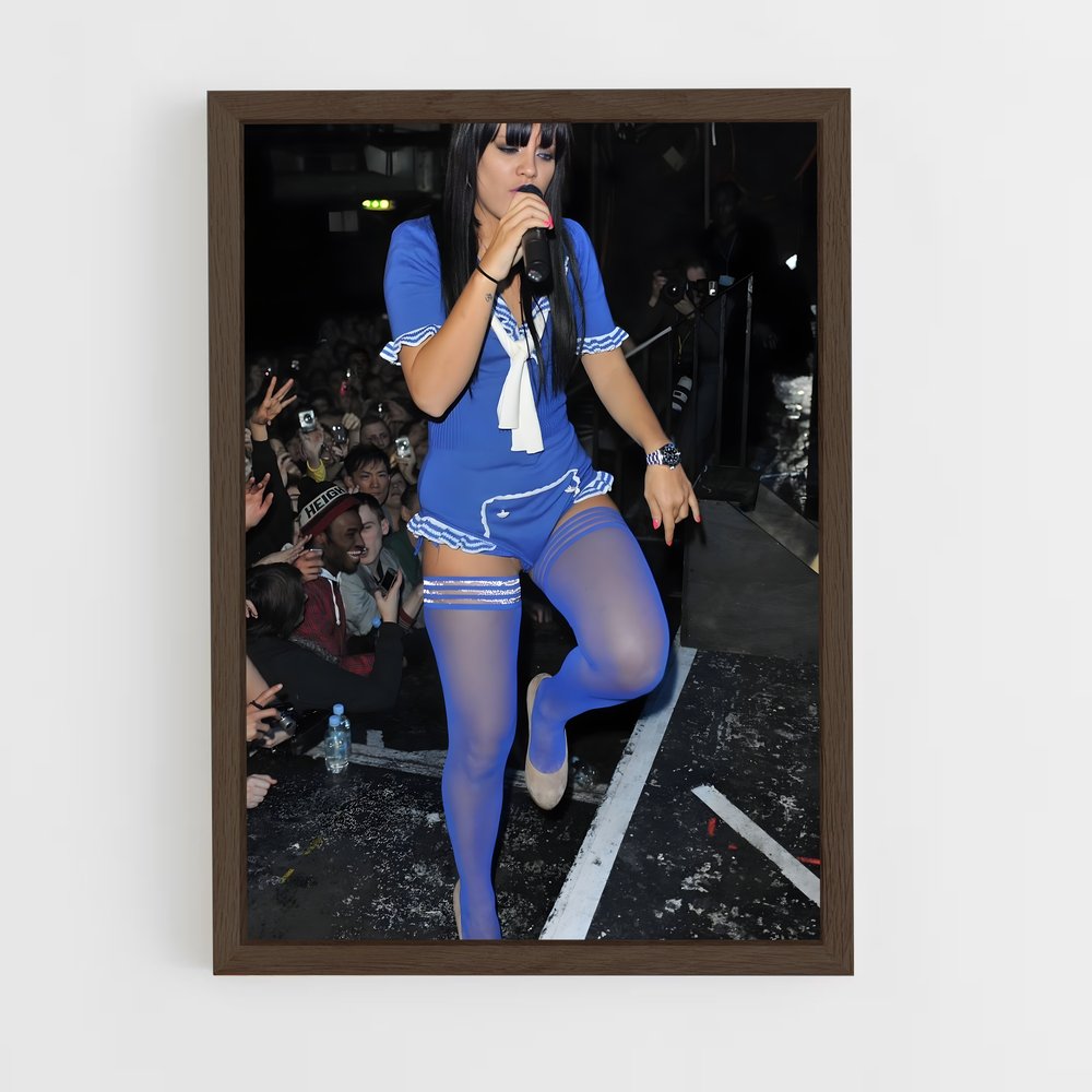 ap-lily allen-3 cadre Bois foncé