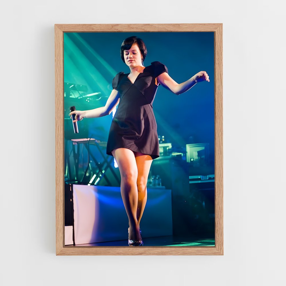 ap-lily allen-4 cadre Bois clair