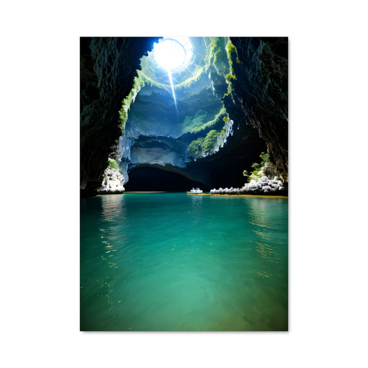 Poster Limestone cave 94583