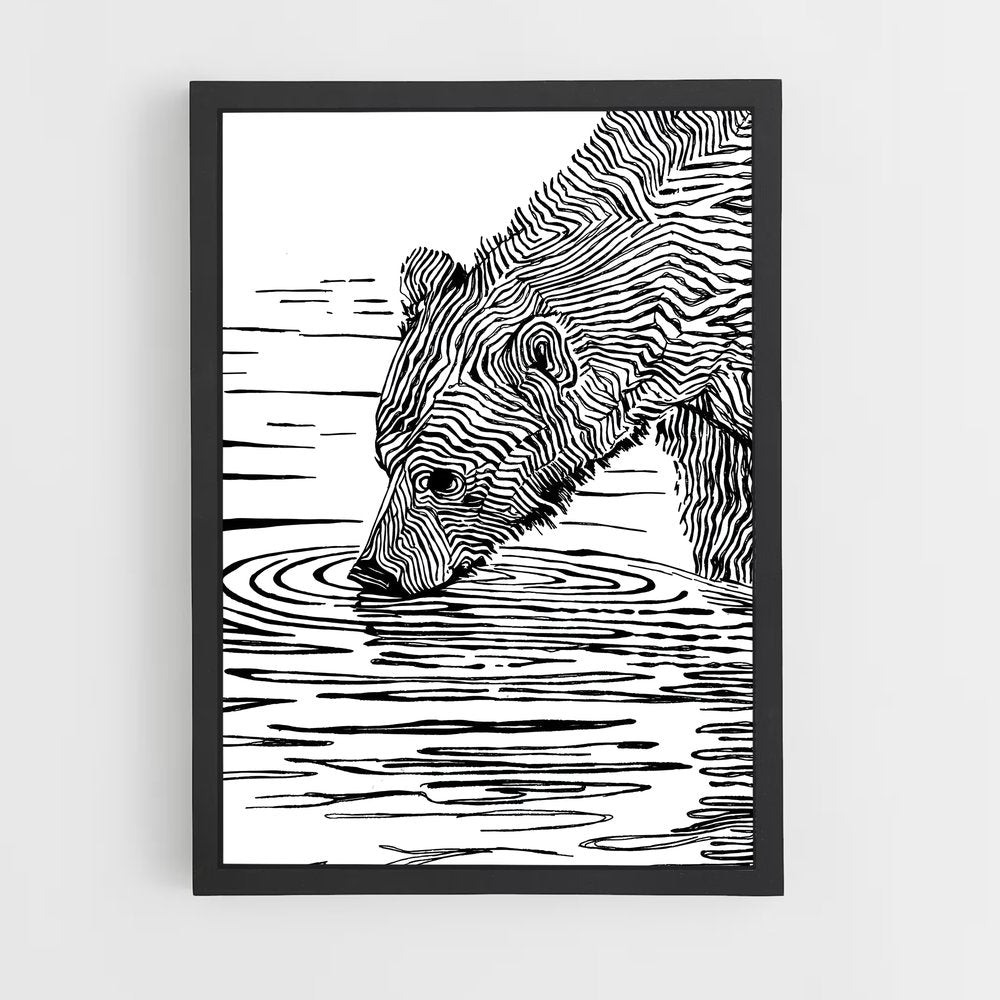 ap-line art-8 cadre Noir
