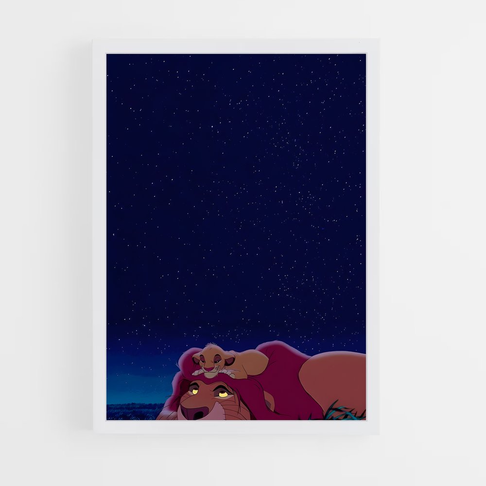 ap-lion king-2 cadre Blanc
