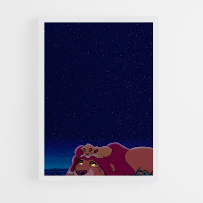 ap-lion king-2 cadre Blanc