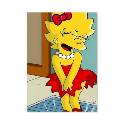 Poster Lisa en Rouge