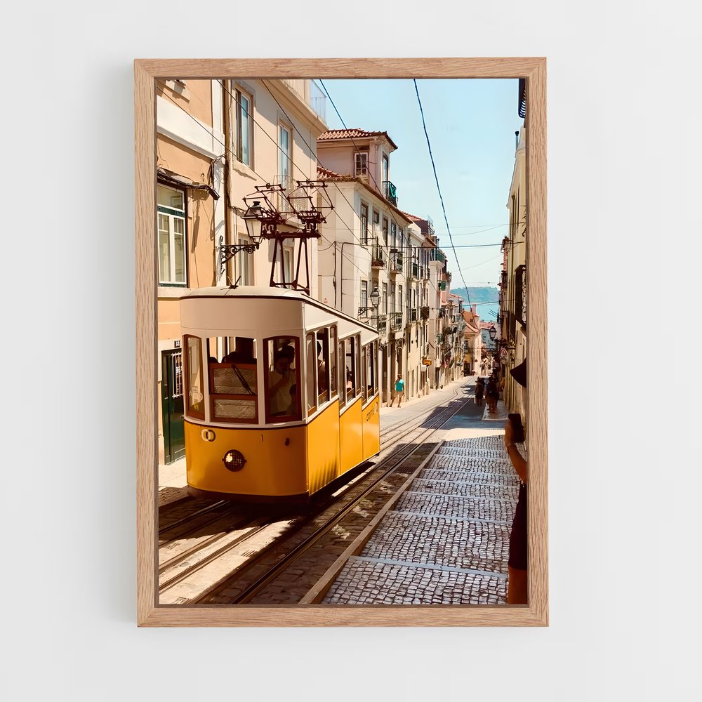 ap-lisbon tram 28-3 cadre Bois clair