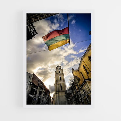 ap-lithuania flag-2 cadre Blanc