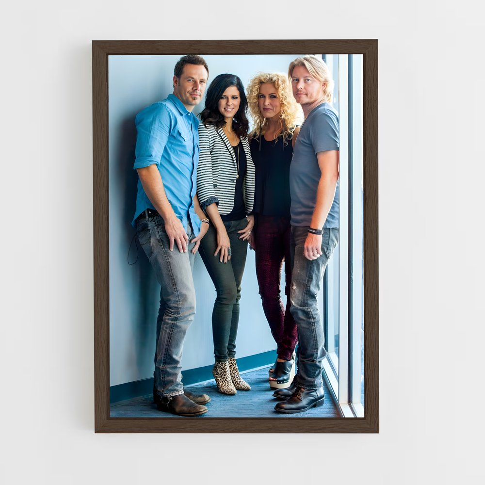 ap-little big town-1 cadre Bois foncé
