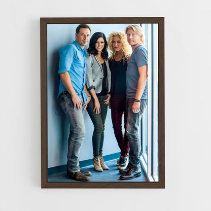 ap-little big town-1 cadre Bois foncé