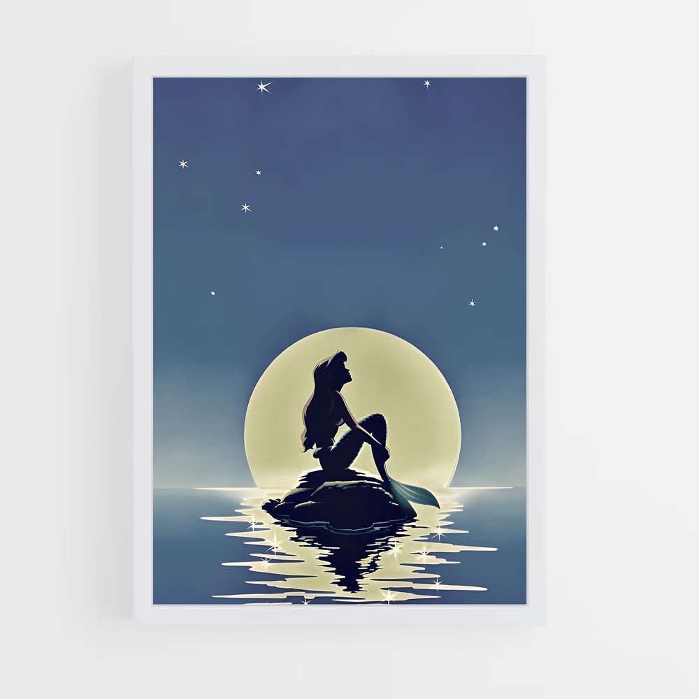 ap-little mermaid-3 cadre Blanc