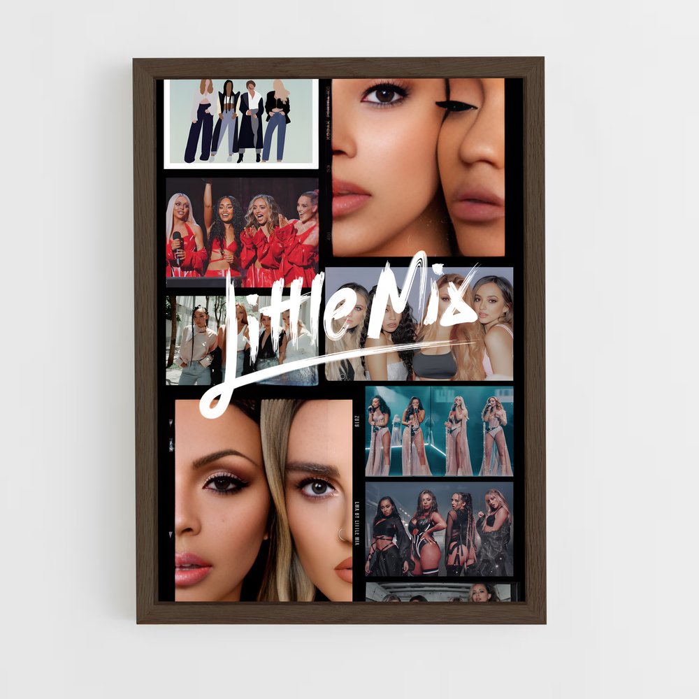 ap-little mix-5 cadre Bois foncé