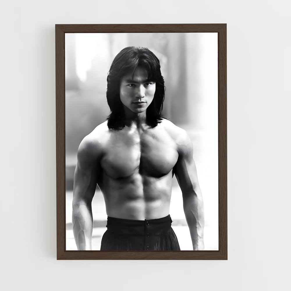 ap-liu kang-7 cadre Bois foncé