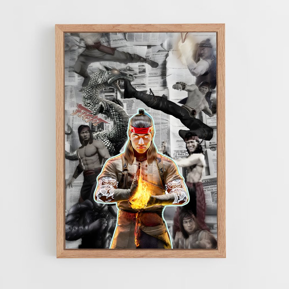 ap-liu kang-9 cadre Bois clair