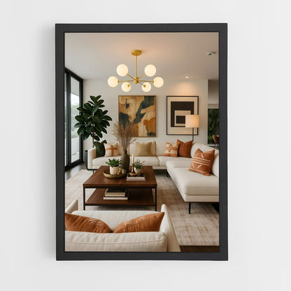 ap-living room-3 cadre Noir