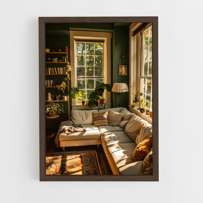 ap-living room-8 cadre Bois foncé