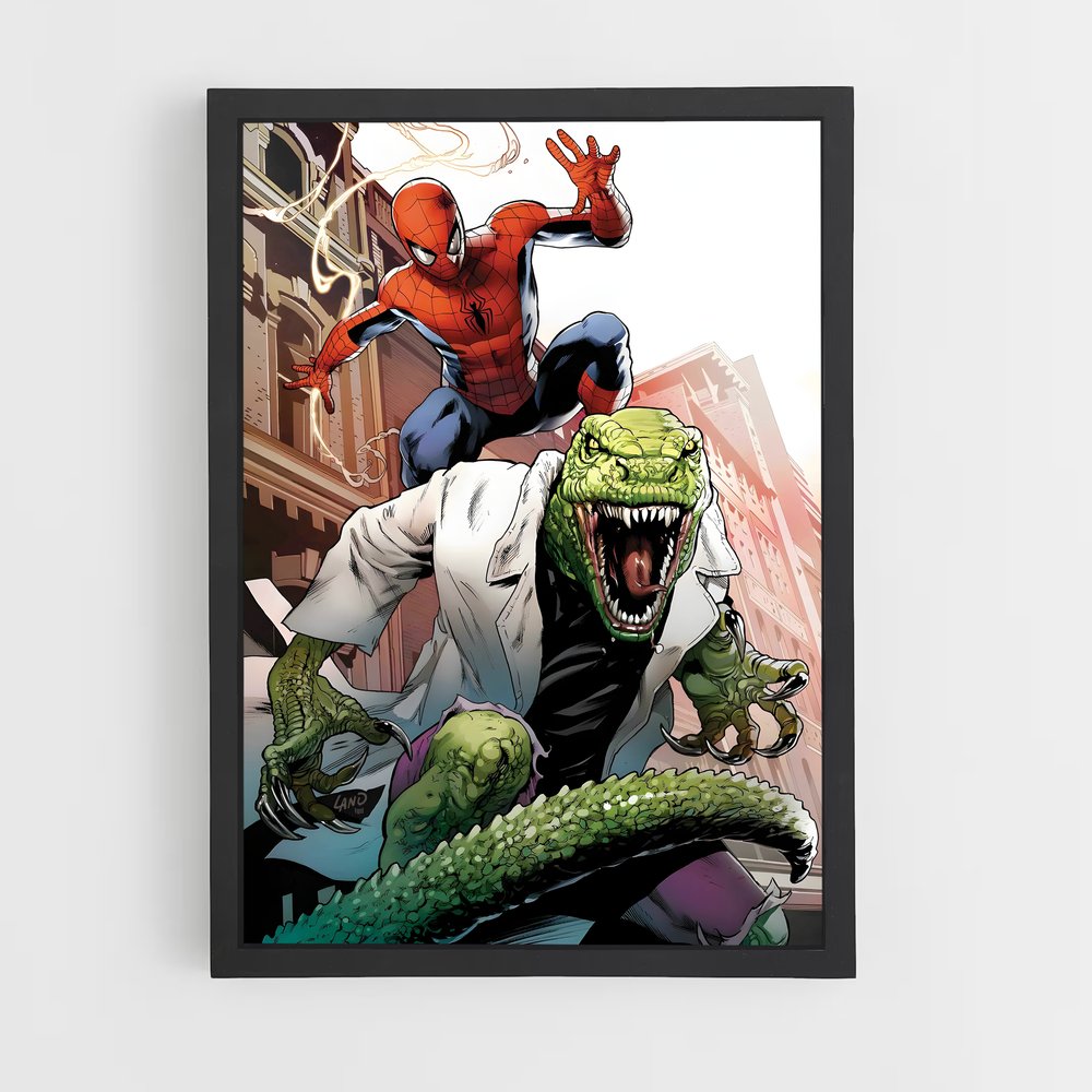 ap-lizard spider-man-2 cadre Noir