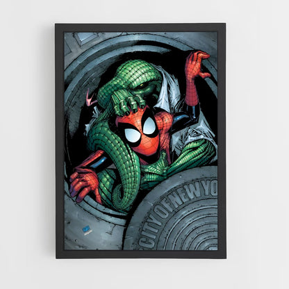 ap-lizard spider-man-3 cadre Noir
