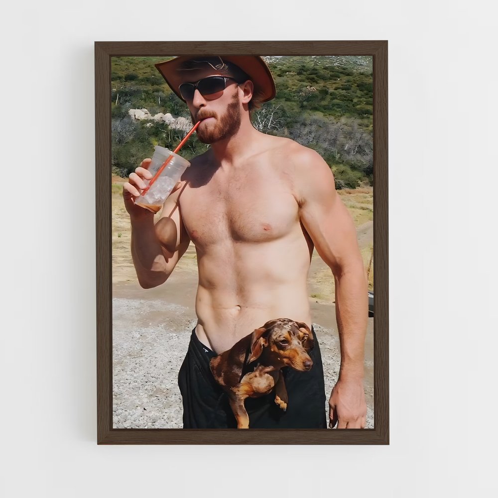 ap-logan paul-2 cadre Bois foncé