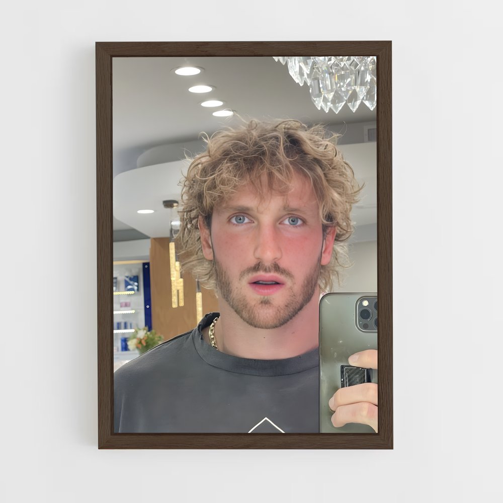 ap-logan paul-3 cadre Bois foncé