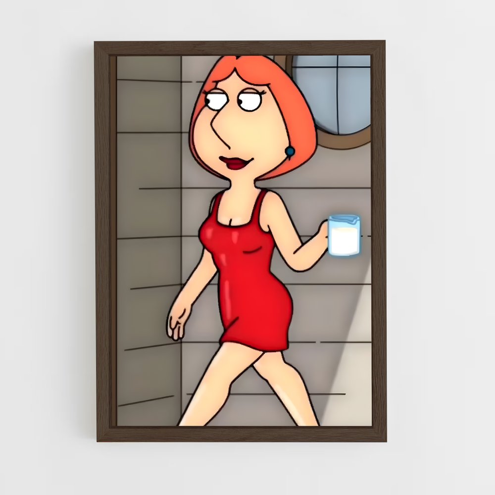 ap-lois griffin-1 cadre Bois foncé