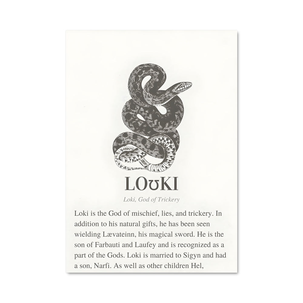 Poster Serpent de Loki