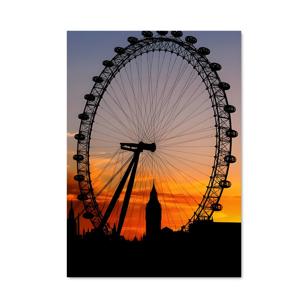 Poster Coucher sur la Tamise