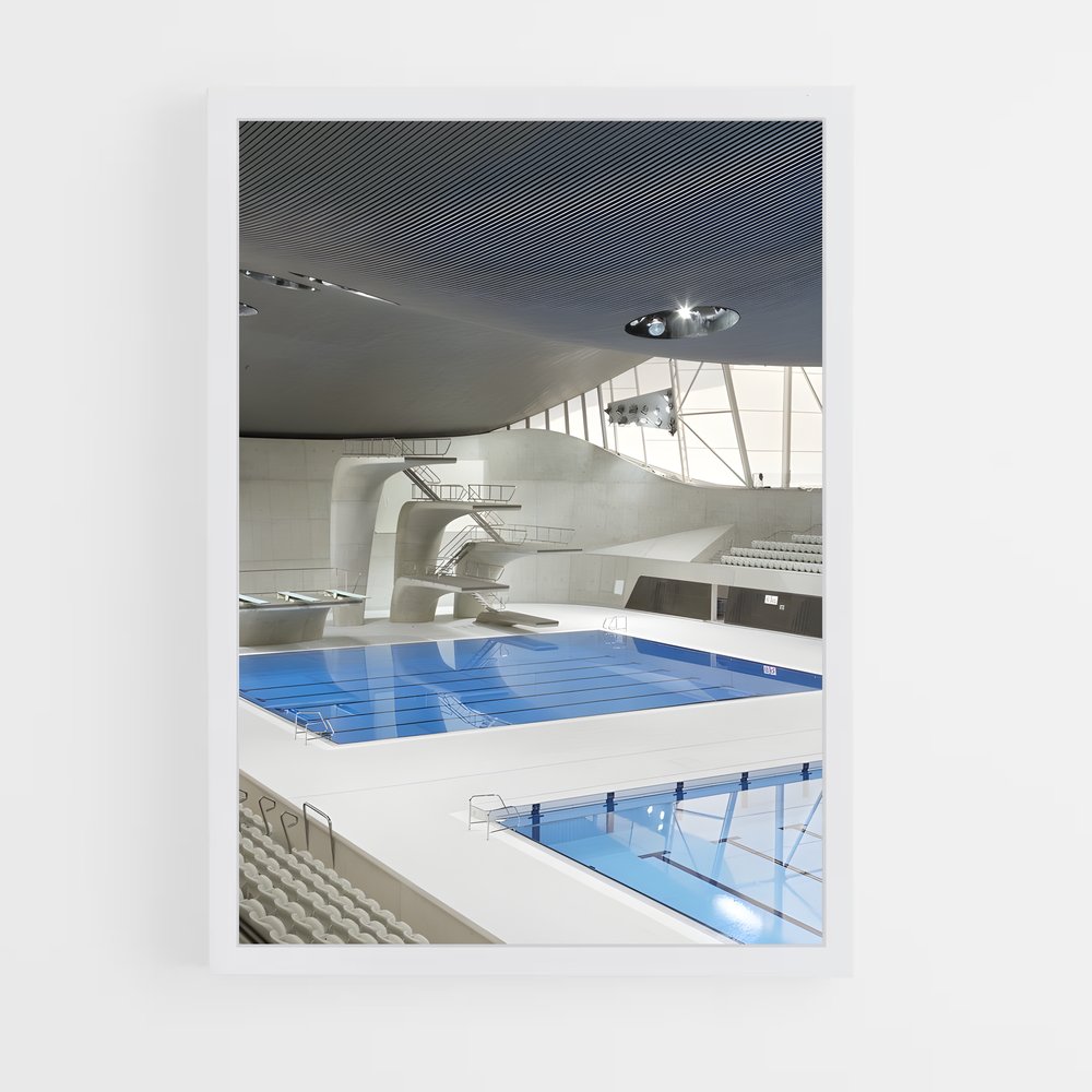 ap-london aquatics centre-2 cadre Blanc