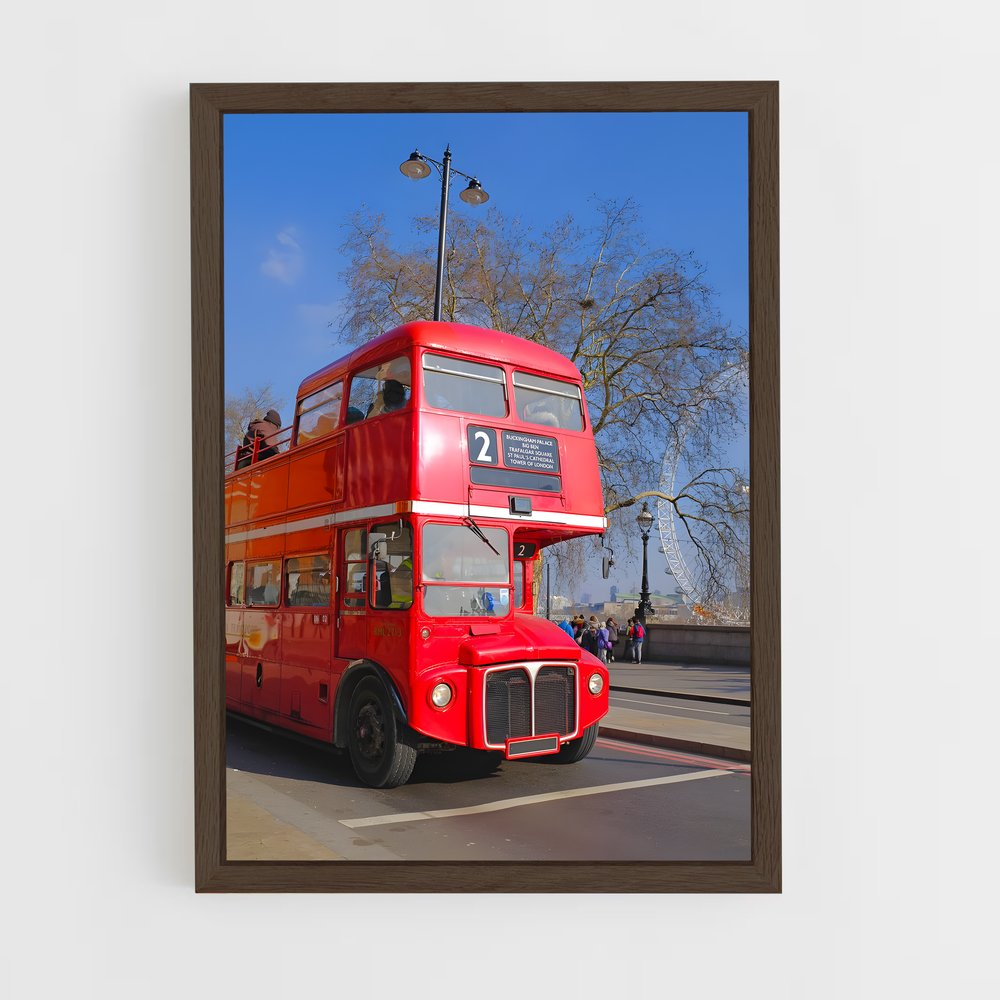 ap-london routemaster-4 cadre Bois foncé