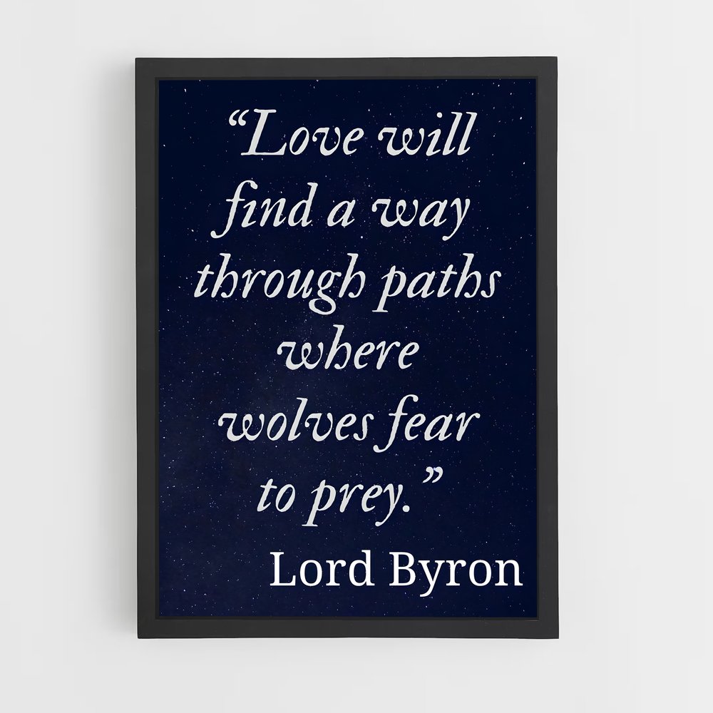 ap-lord byron-4 cadre Noir