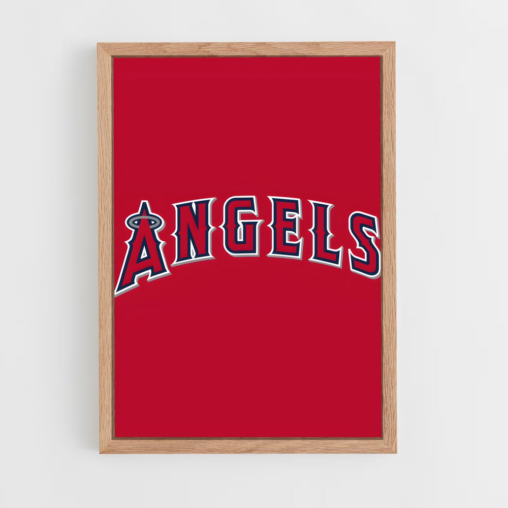 ap-los angeles angels-1 cadre Bois clair