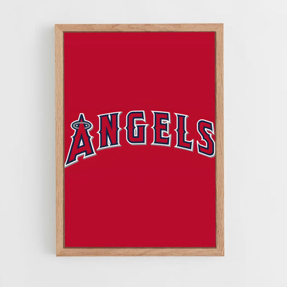 ap-los angeles angels-1 cadre Bois clair