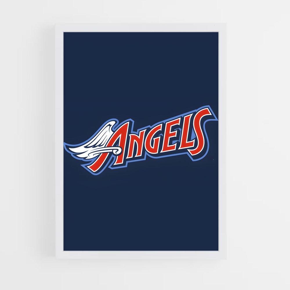 ap-los angeles angels-2 cadre Blanc