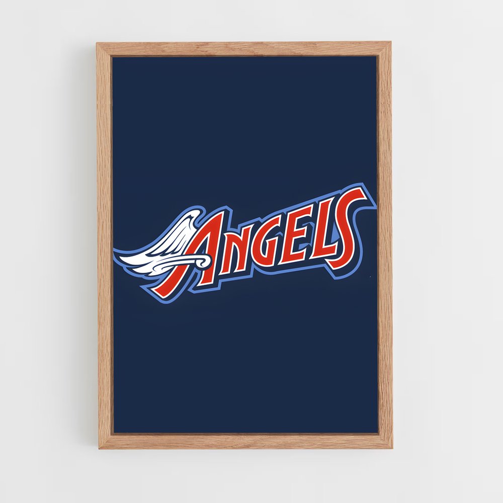 ap-los angeles angels-2 cadre Bois clair