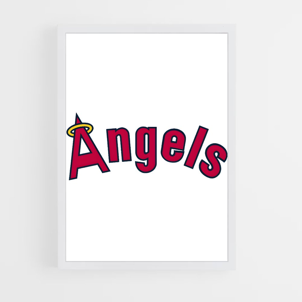 ap-los angeles angels-4 cadre Blanc