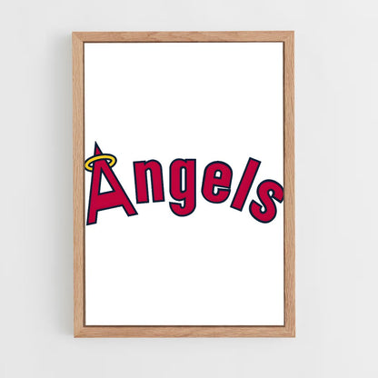 ap-los angeles angels-4 cadre Bois clair