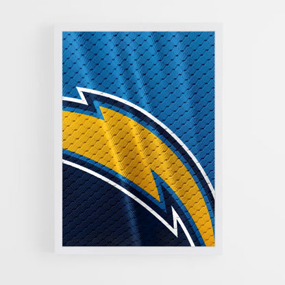 ap-los angeles chargers-2 cadre Blanc